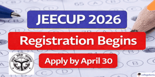 JEECUP 2026 Registration Begins @jeecup.admissions.nic.in; Apply by April 30